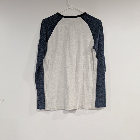 H&M System of a Down Long Sleeve Baseball Band Tee Grey Size 14 - Picture 4 of 4